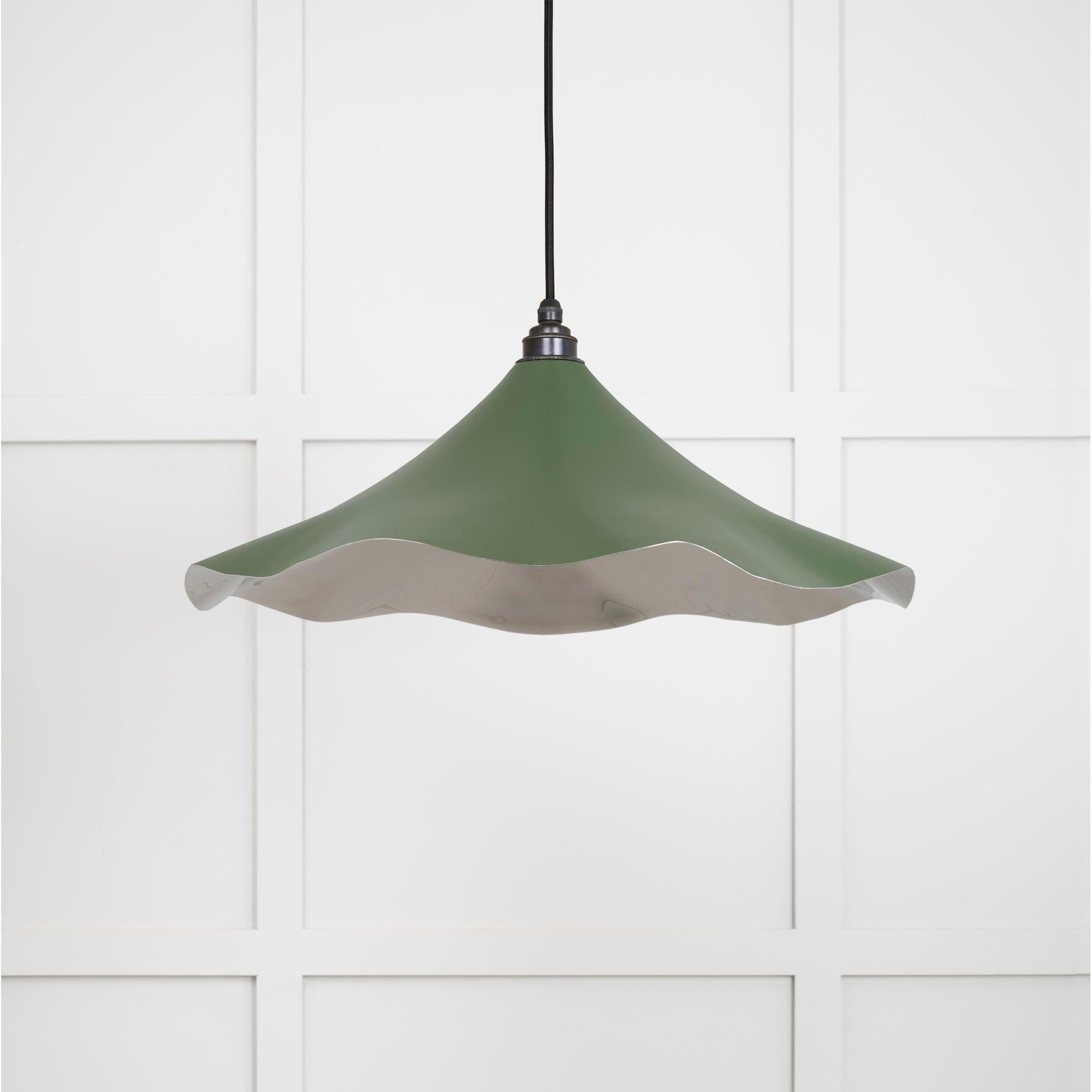 Smooth Nickel Flora Pendant in Heath | From The Anvil - Ceiling Lights - From The Anvil - Yester Home