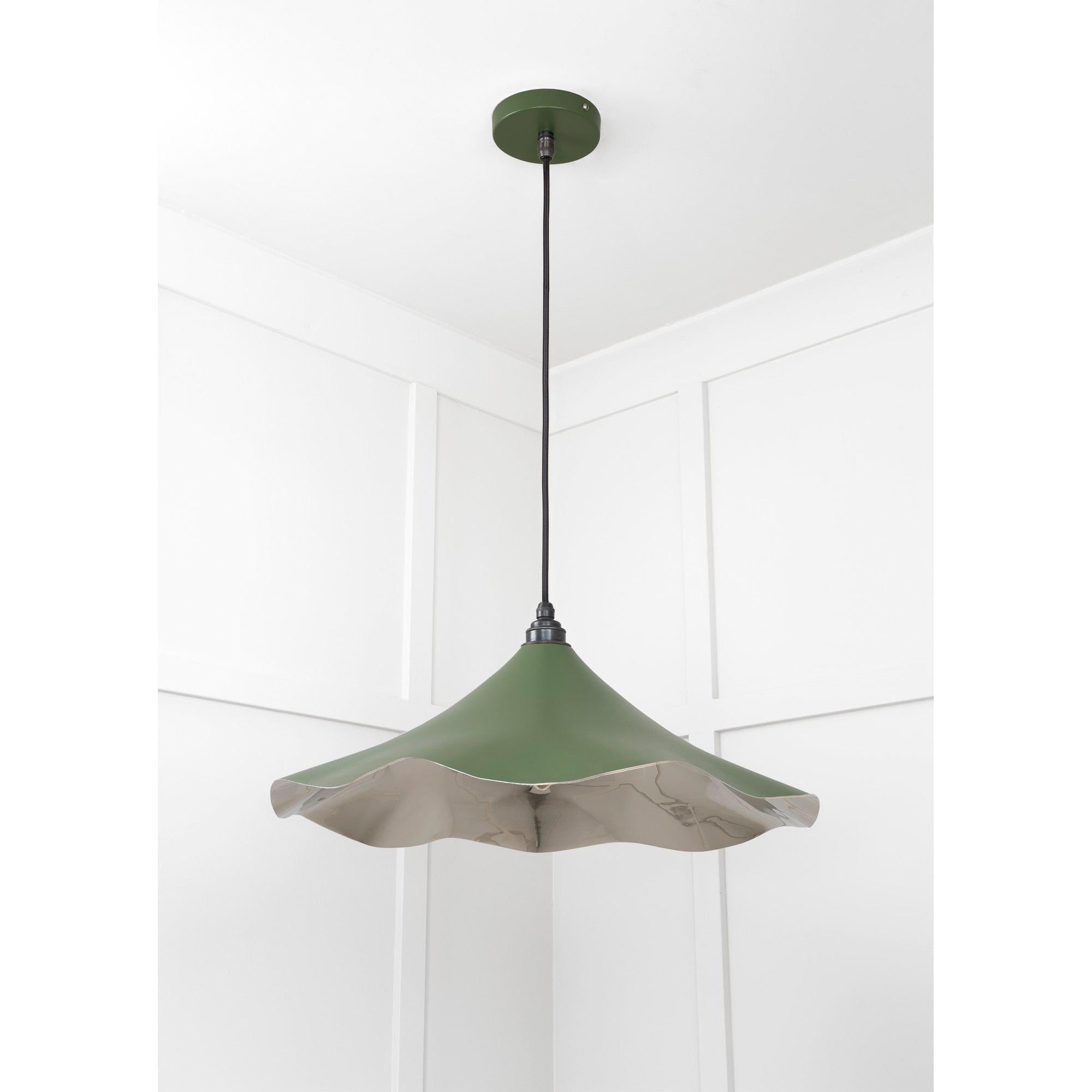 Smooth Nickel Flora Pendant in Heath | From The Anvil - Ceiling Lights - From The Anvil - Yester Home