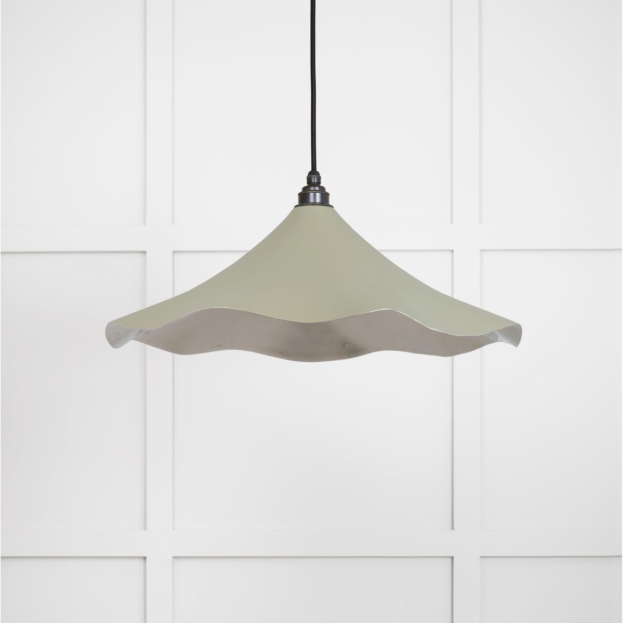 Smooth Nickel Flora Pendant in Tump | From The Anvil - Ceiling Lights - From The Anvil - Yester Home
