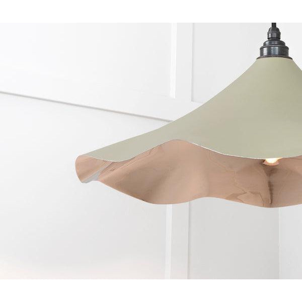 Smooth Nickel Flora Pendant in Tump | From The Anvil-Ceiling Pendants-Yester Home