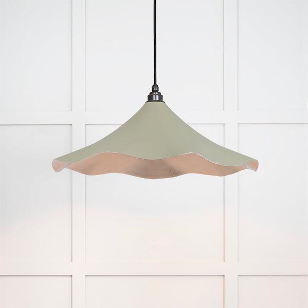 Smooth Nickel Flora Pendant in Tump | From The Anvil-Ceiling Pendants-Yester Home