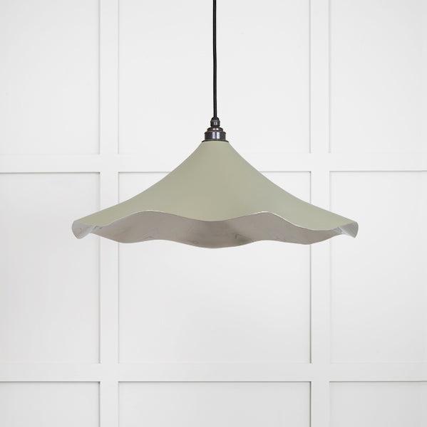 Smooth Nickel Flora Pendant in Tump | From The Anvil-Ceiling Pendants-Yester Home