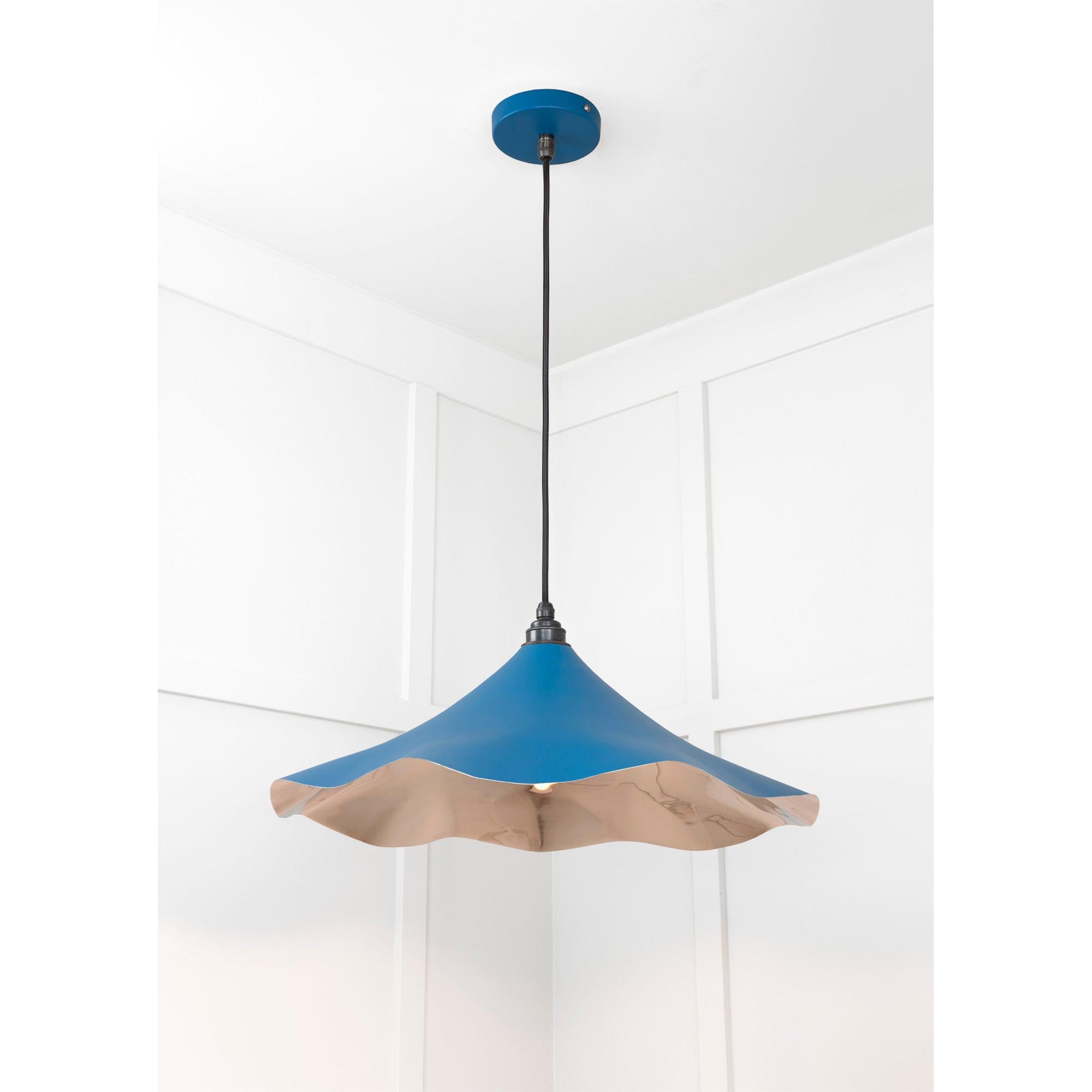 Smooth Nickel Flora Pendant in Upstream | From The Anvil - Ceiling Lights - From The Anvil - Yester Home