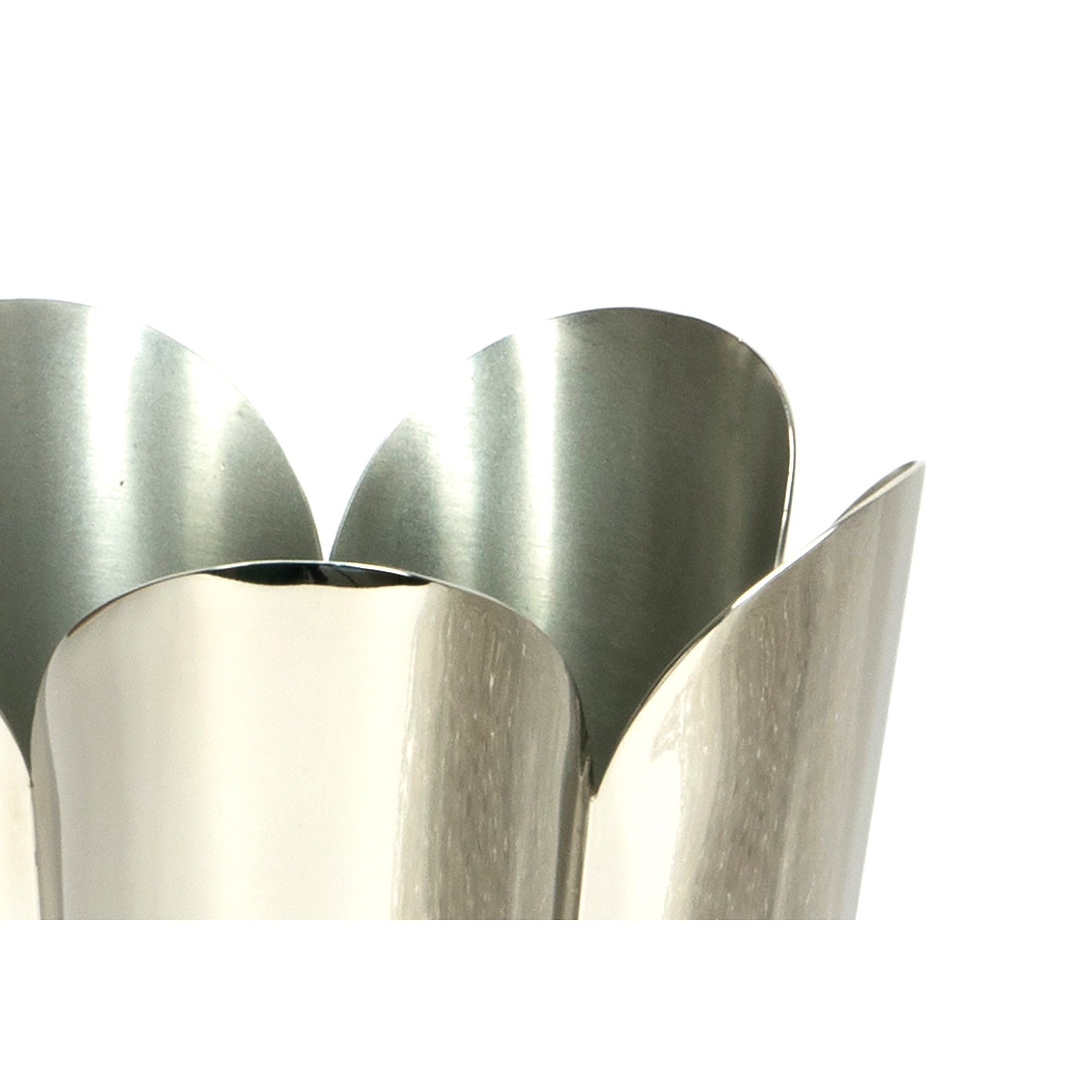 Smooth Nickel Flora Vase | From The Anvil-Vases-Yester Home