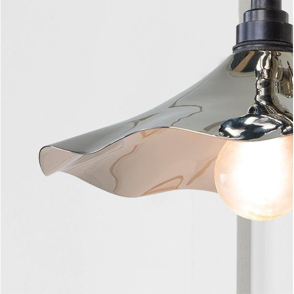 Smooth Nickel Flora Wall Light | From The Anvil-Wall Lights-Yester Home