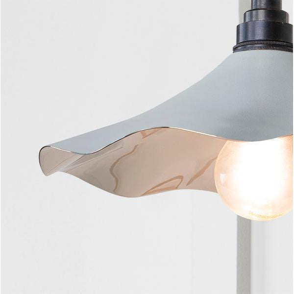 Smooth Nickel Flora Wall Light in Birch | From The Anvil-Wall Lights-Yester Home