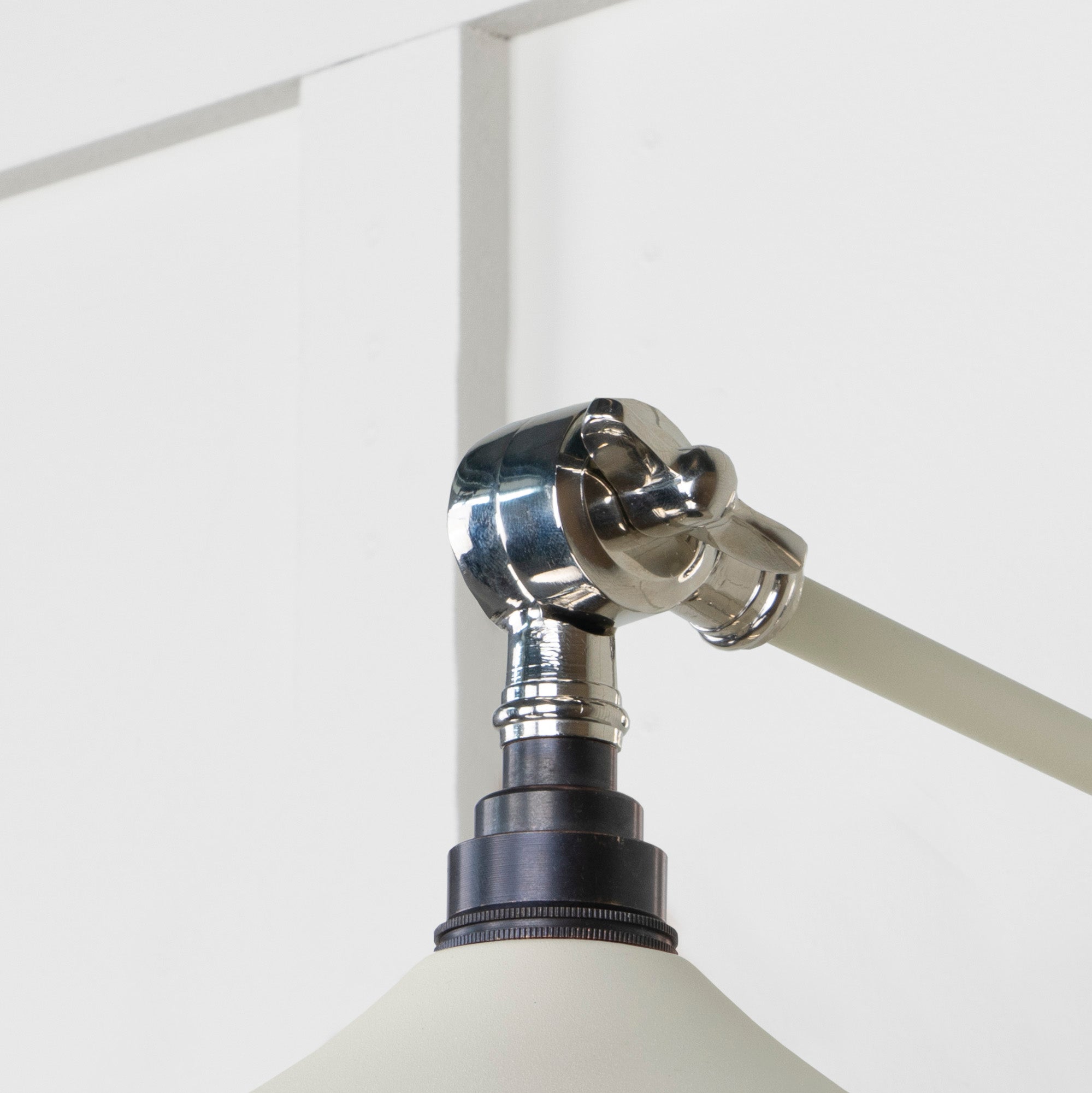 Smooth Nickel Flora Wall Light in Teasel | From The Anvil - Wall Lights - From The Anvil - Yester Home