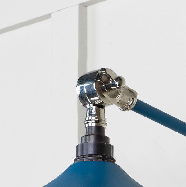 Smooth Nickel Flora Wall Light in Upstream | From The Anvil-Wall Lights-Yester Home