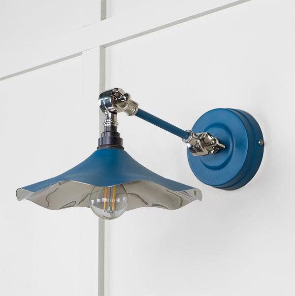 Smooth Nickel Flora Wall Light in Upstream | From The Anvil-Wall Lights-Yester Home