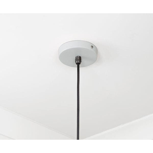 Smooth Nickel Frankley Pendant in Birch | From The Anvil-Ceiling Pendants-Yester Home
