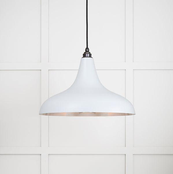 Smooth Nickel Frankley Pendant in Birch | From The Anvil-Ceiling Pendants-Yester Home