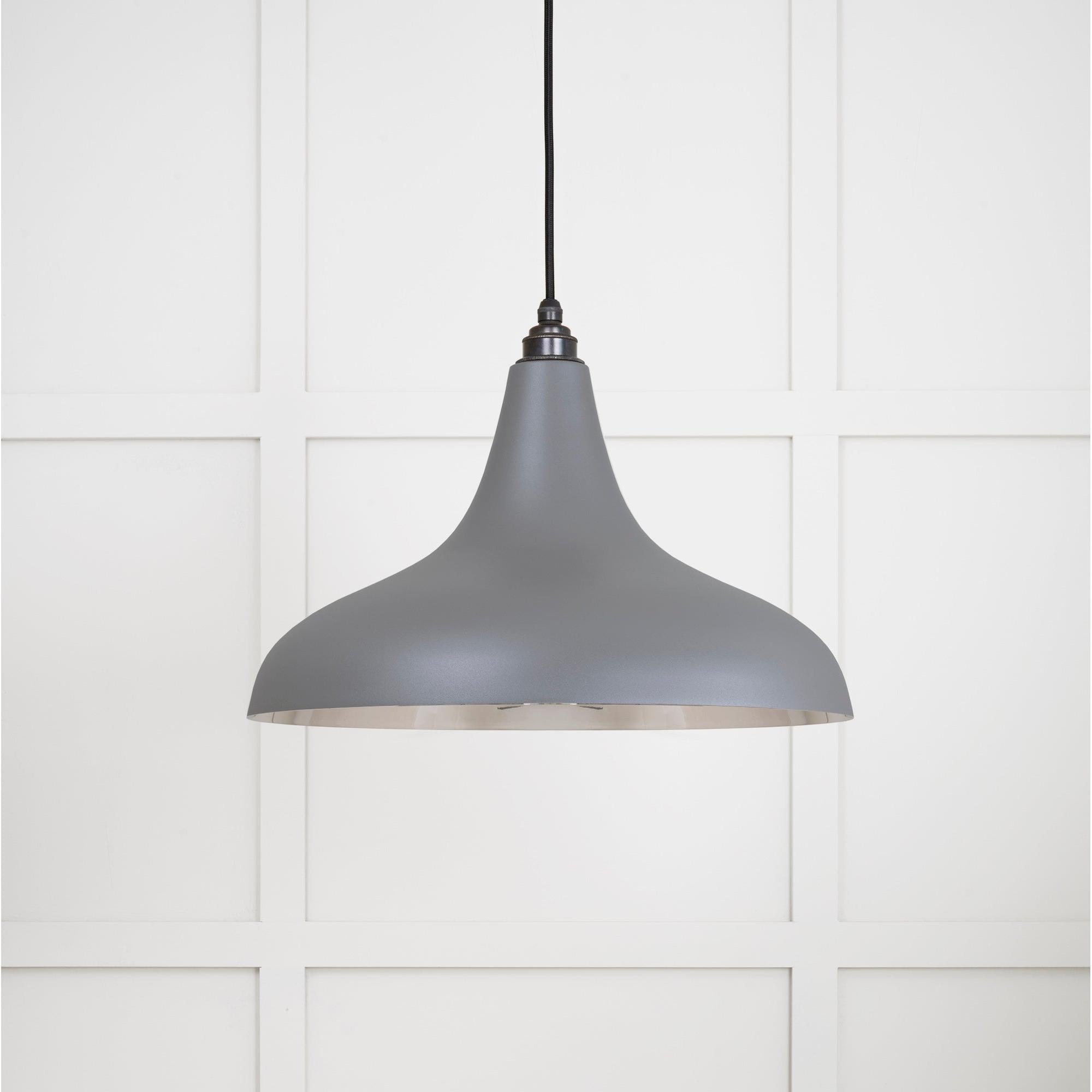 Smooth Nickel Frankley Pendant in Bluff | From The Anvil - Ceiling Lights - From The Anvil - Yester Home