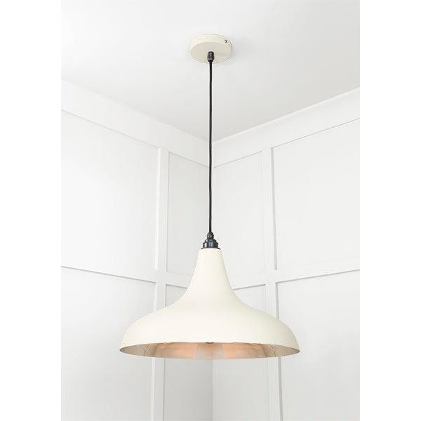 Smooth Nickel Frankley Pendant in Teasel | From The Anvil-Ceiling Pendants-Yester Home