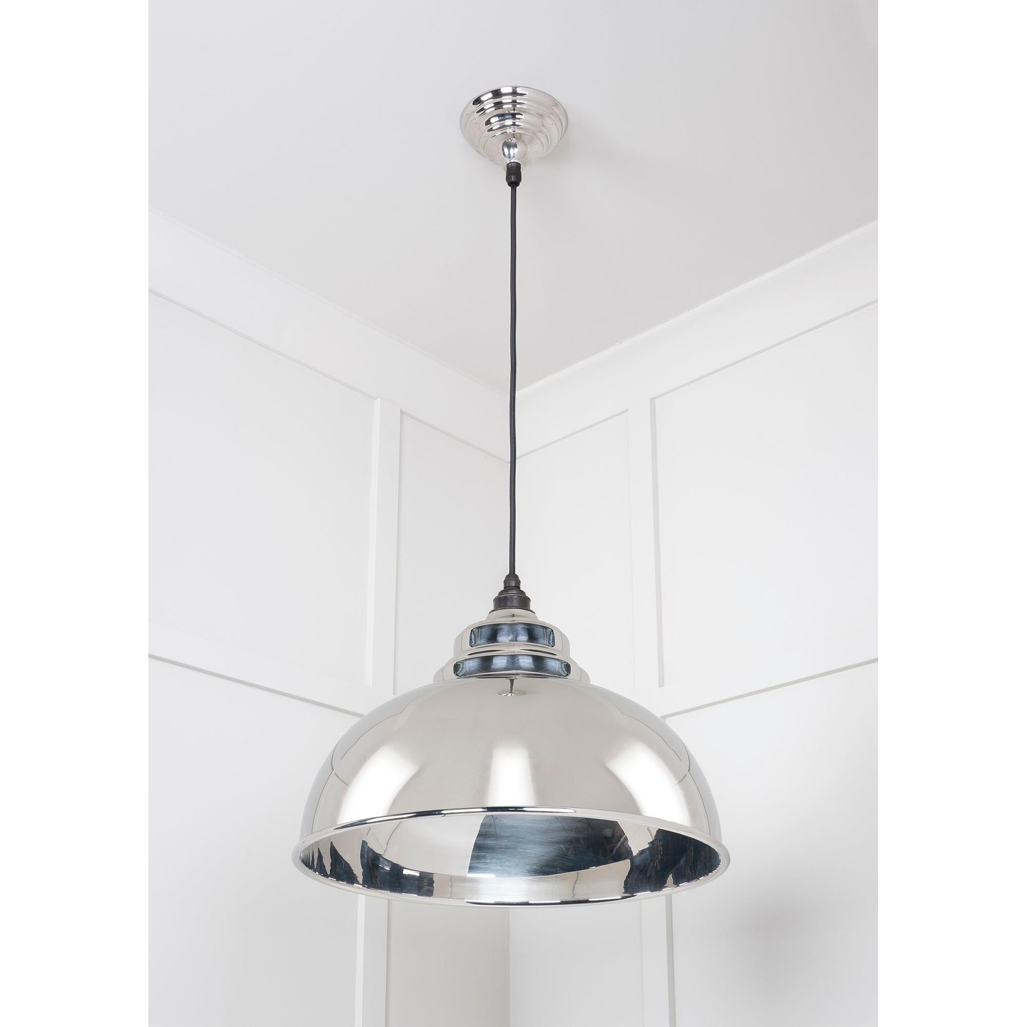 Smooth Nickel Harborne Pendant | From The Anvil - Harborne - From The Anvil - Yester Home