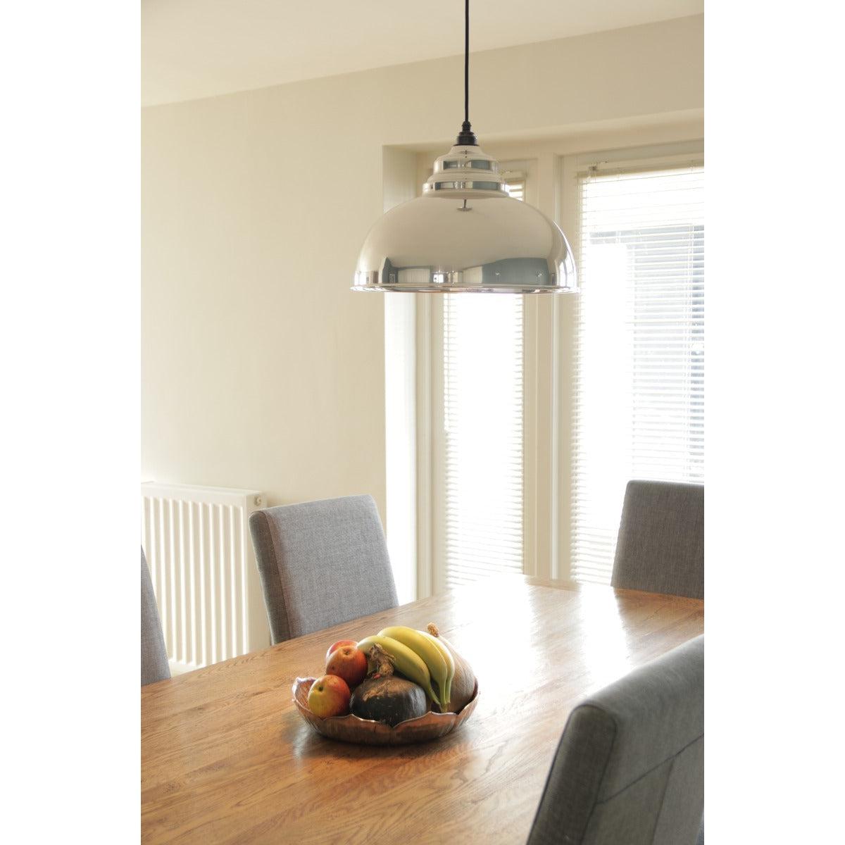 Smooth Nickel Harborne Pendant | From The Anvil-Harborne-Yester Home