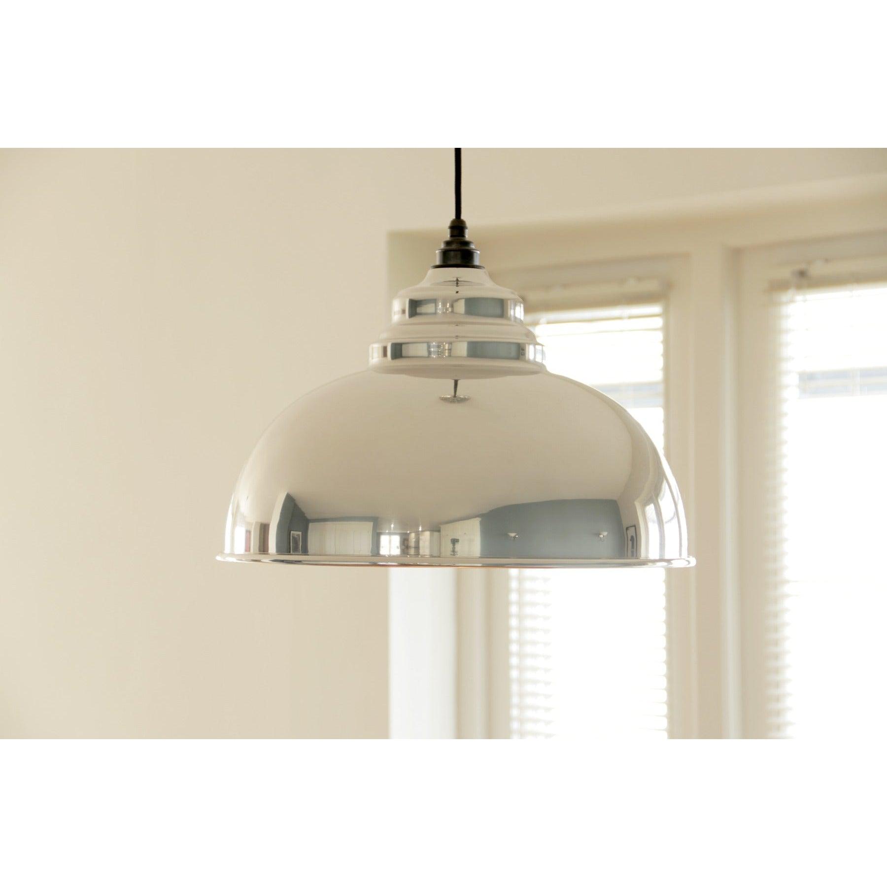 Smooth Nickel Harborne Pendant | From The Anvil-Harborne-Yester Home