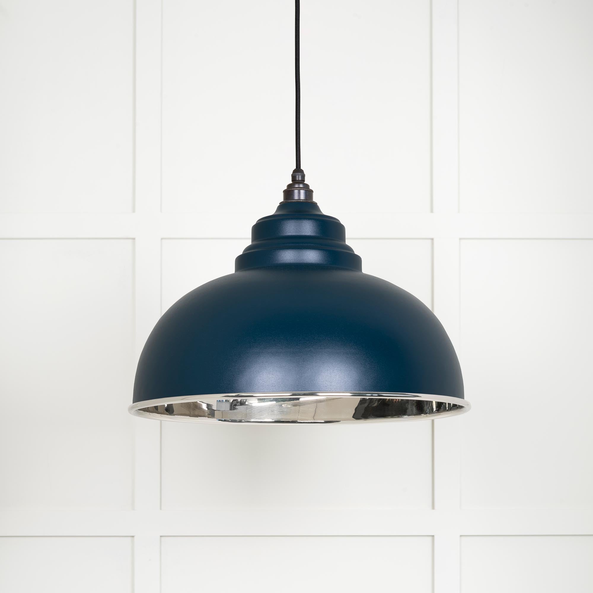 Smooth Nickel Harborne Pendant in Dusk | From The Anvil - Harborne - From The Anvil - Yester Home