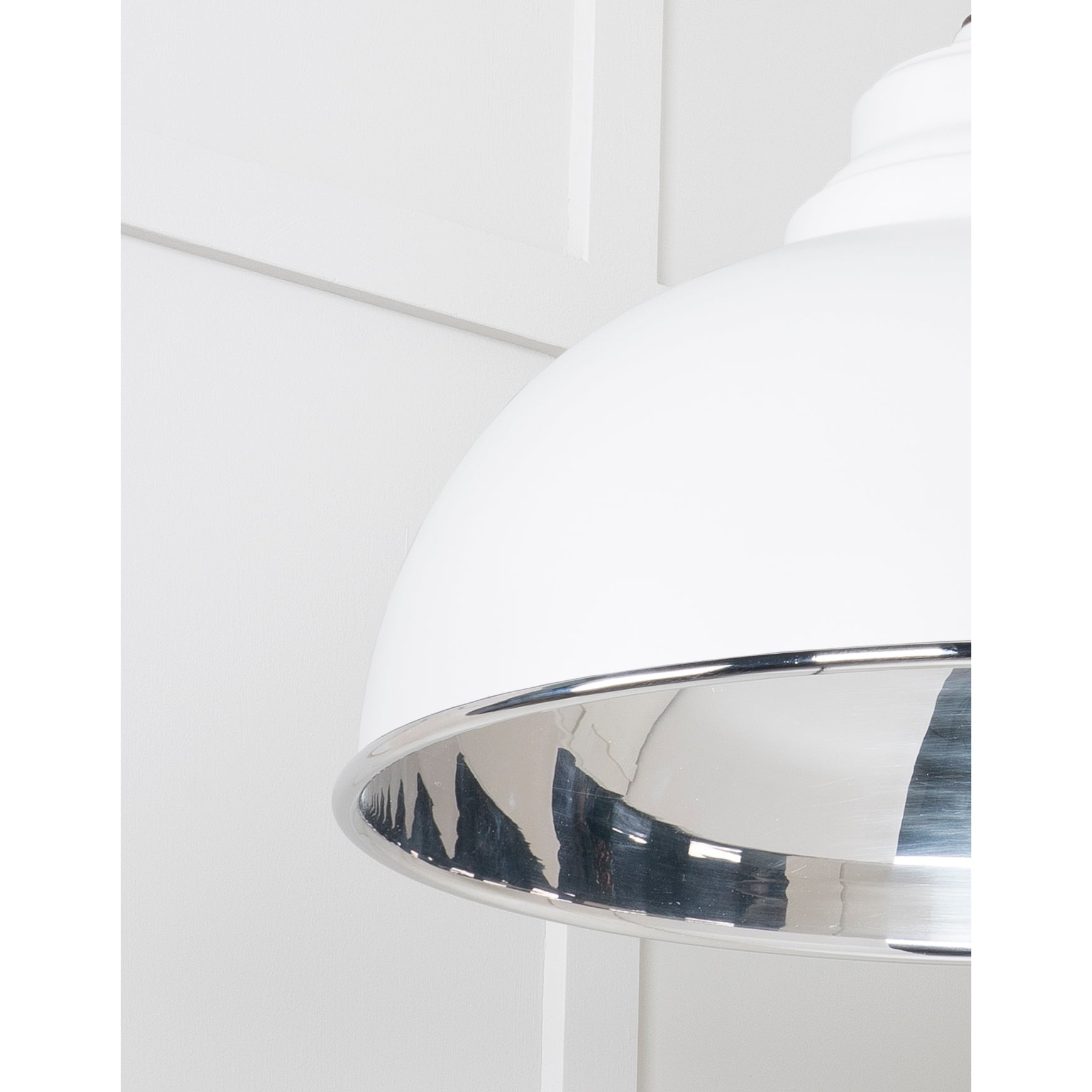 Smooth Nickel Harborne Pendant in Flock | From The Anvil-Harborne-Yester Home