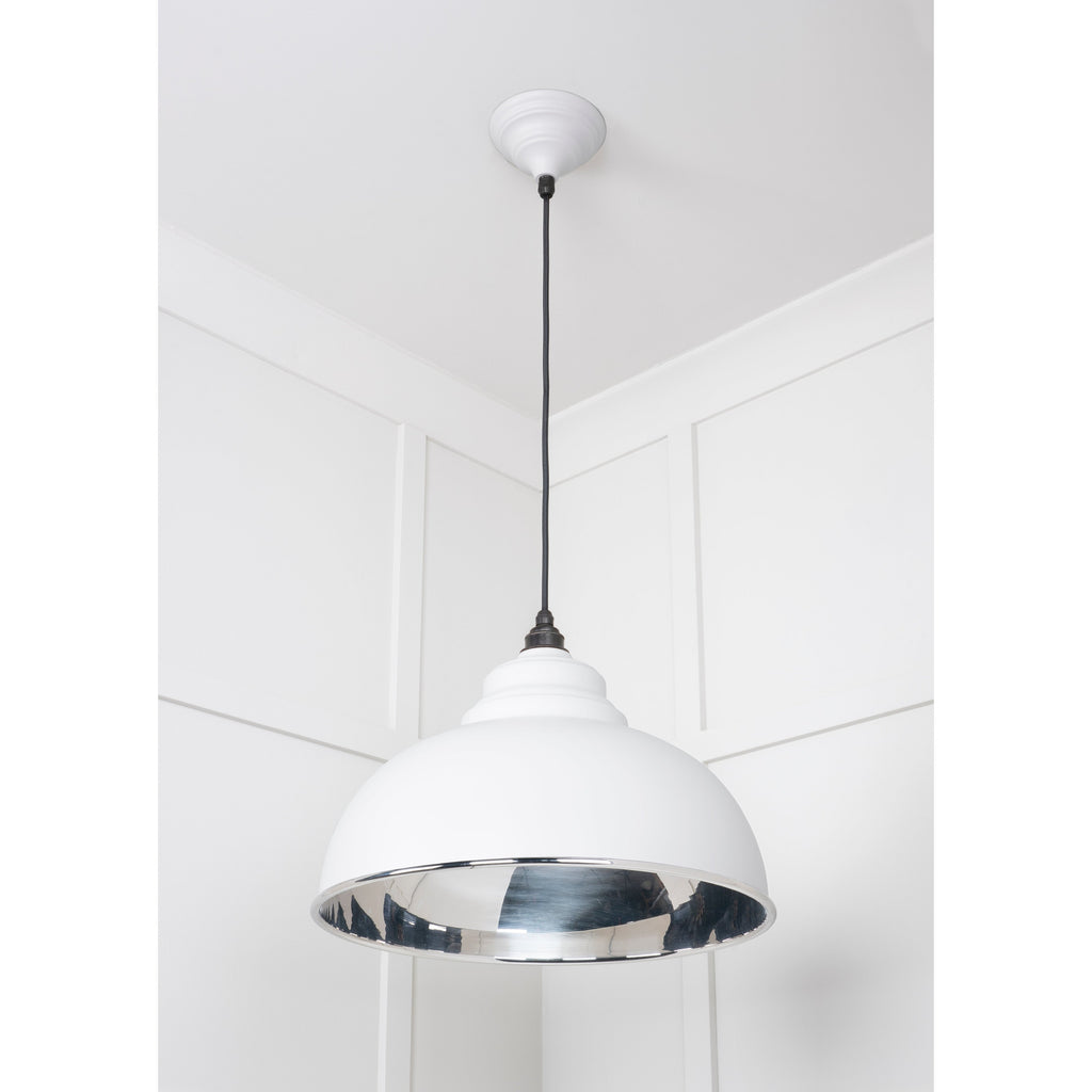 Smooth Nickel Harborne Pendant in Flock | From The Anvil-Harborne-Yester Home