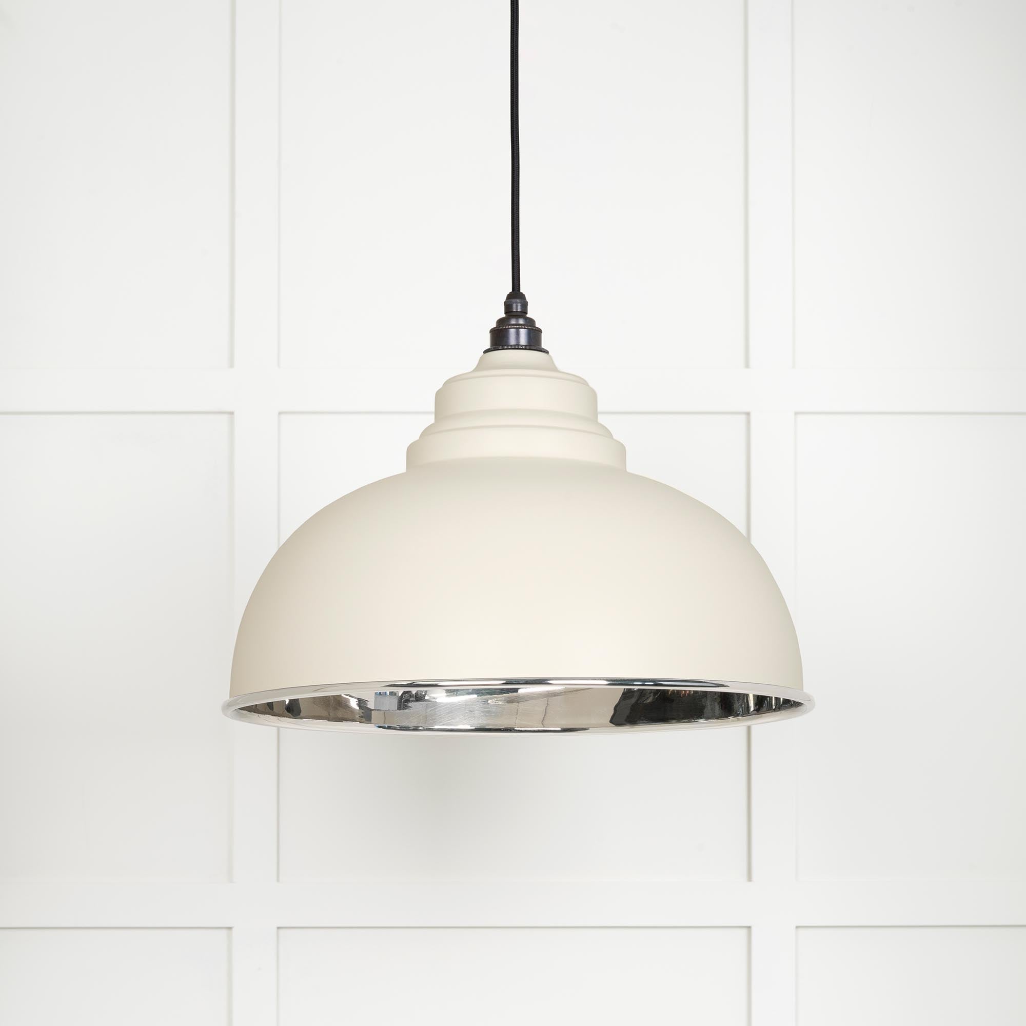 Smooth Nickel Harborne Pendant in Teasel | From The Anvil - Harborne - From The Anvil - Yester Home