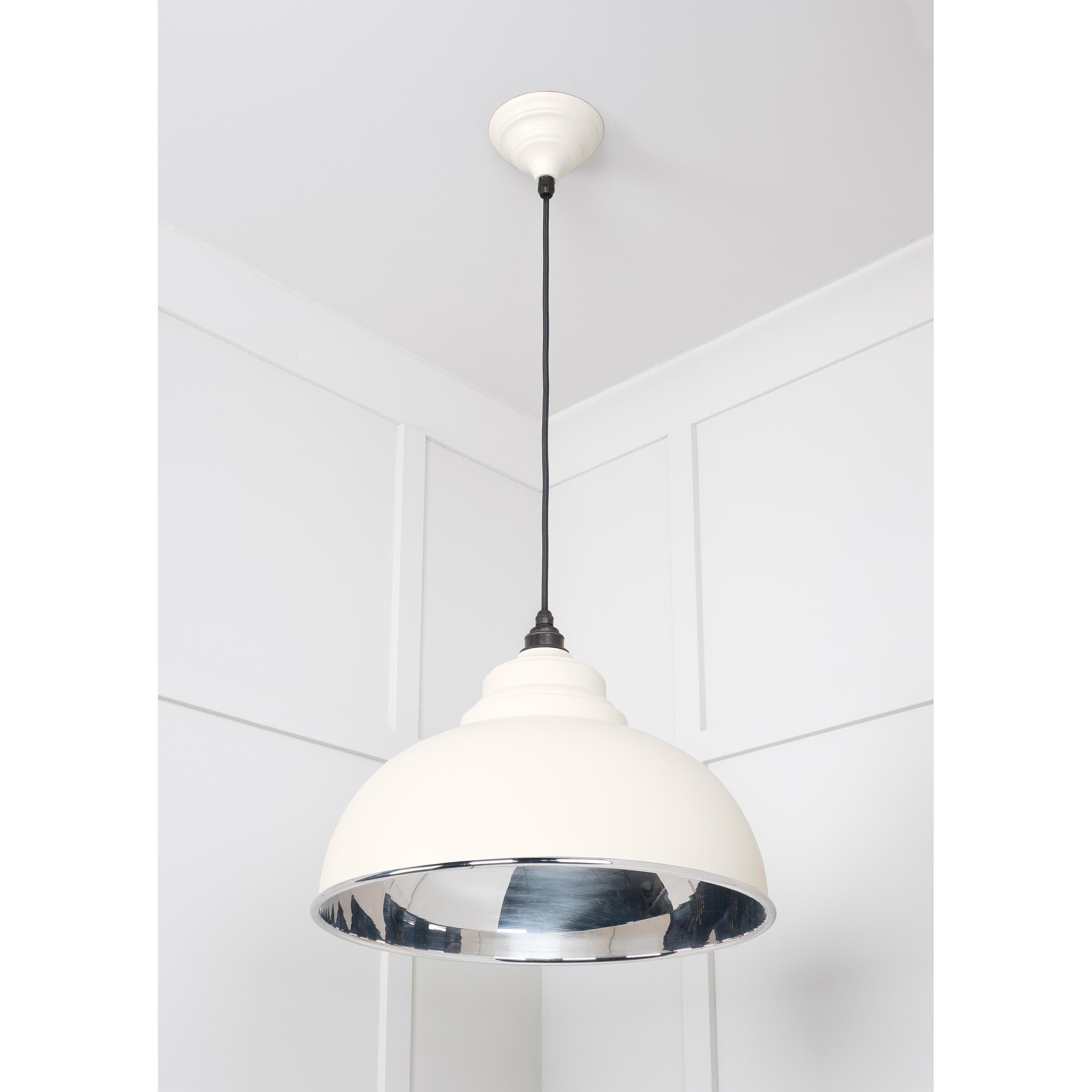Smooth Nickel Harborne Pendant in Teasel | From The Anvil - Harborne - From The Anvil - Yester Home