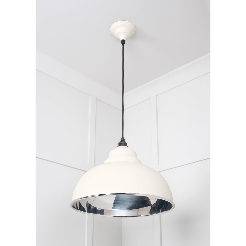 Smooth Nickel Harborne Pendant in Teasel | From The Anvil-Harborne-Yester Home