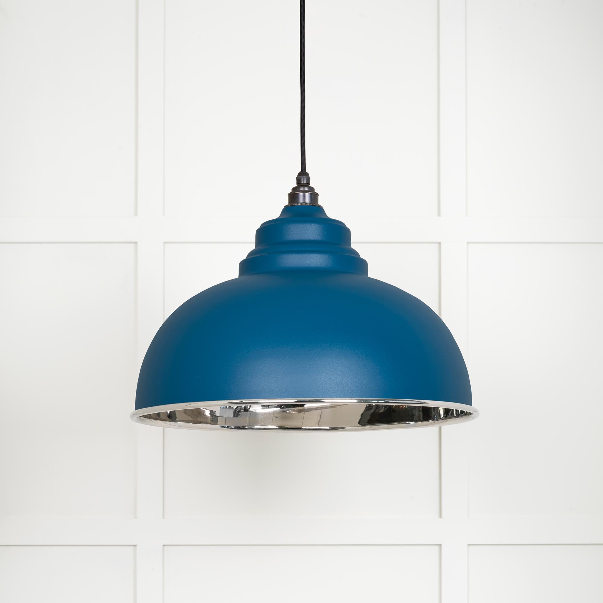 Smooth Nickel Harborne Pendant in Upstream | From The Anvil - Harborne - From The Anvil - Yester Home