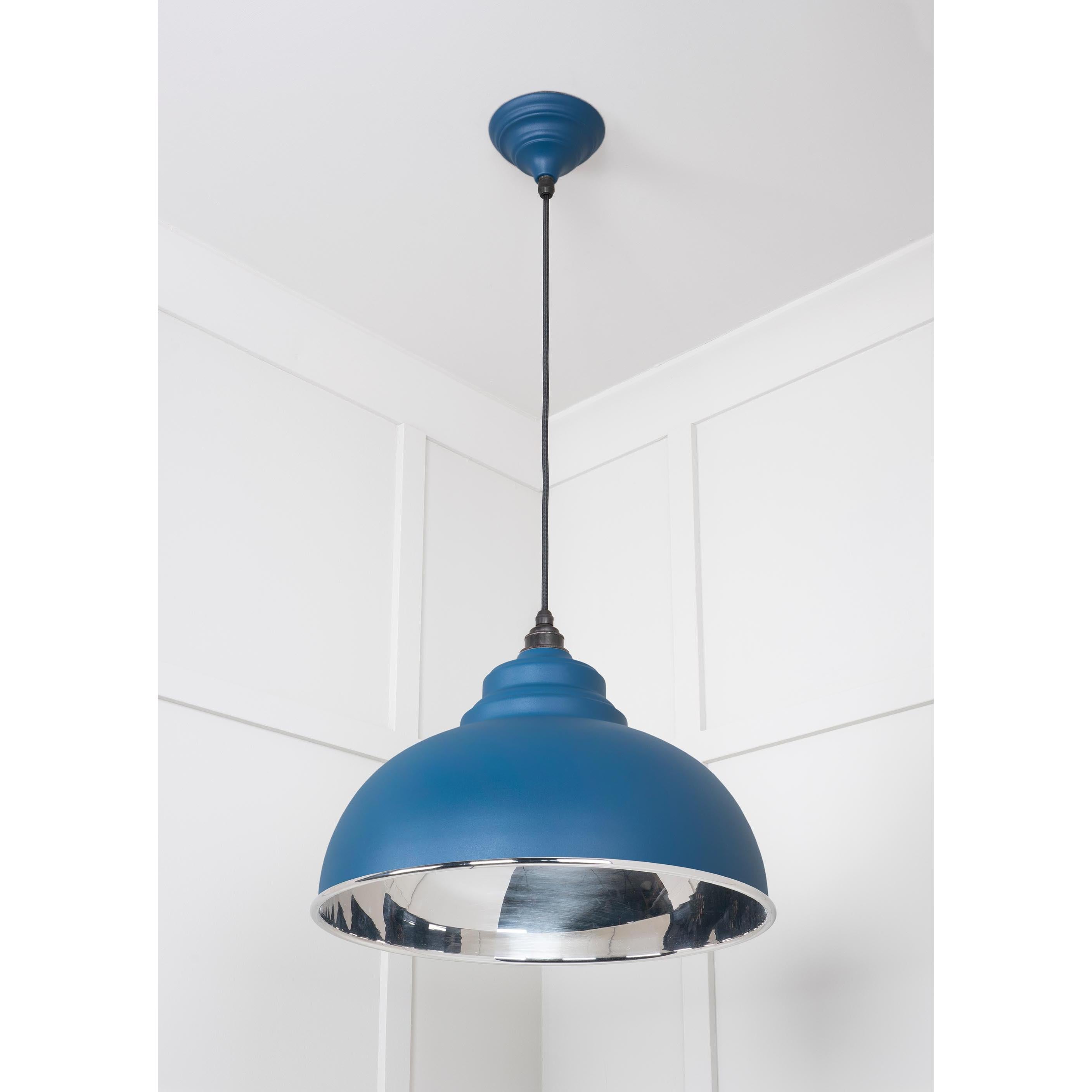 Smooth Nickel Harborne Pendant in Upstream | From The Anvil - Harborne - From The Anvil - Yester Home