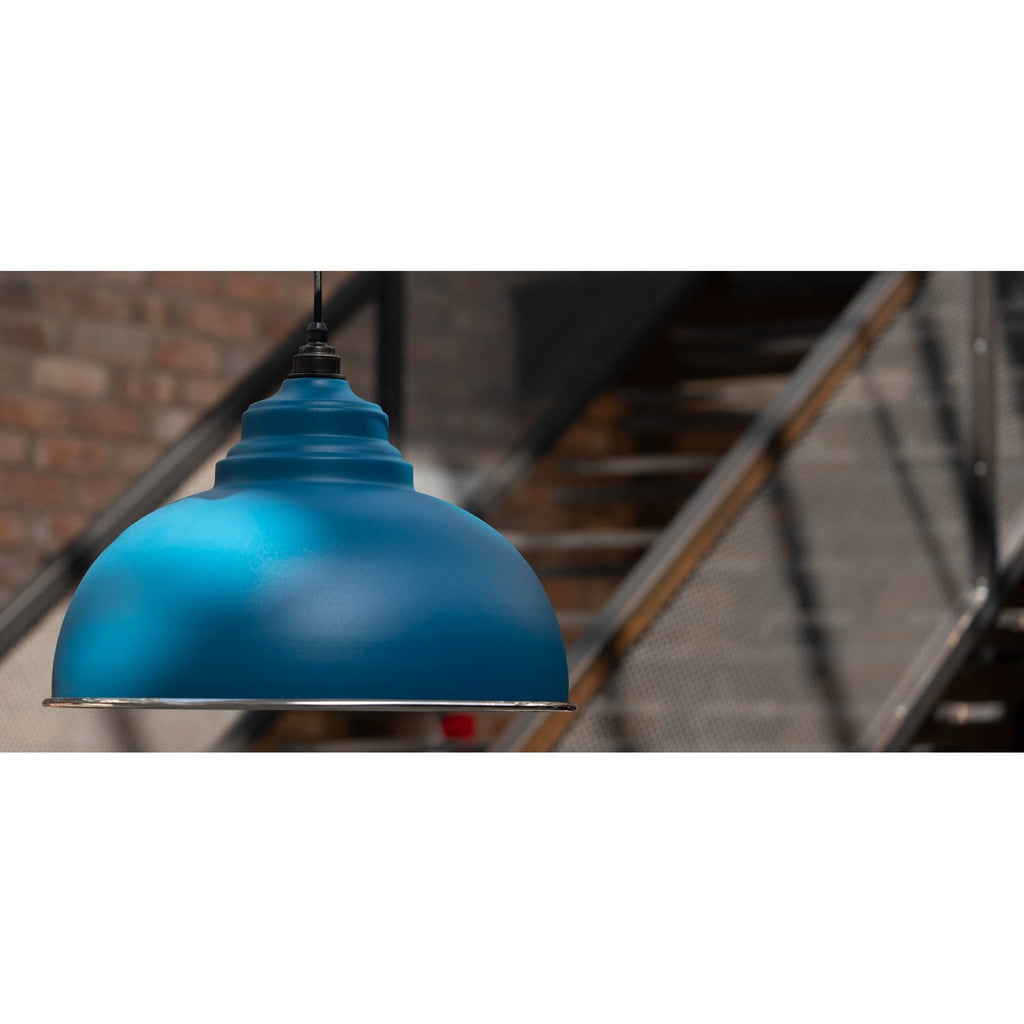Smooth Nickel Harborne Pendant in Upstream | From The Anvil-Harborne-Yester Home