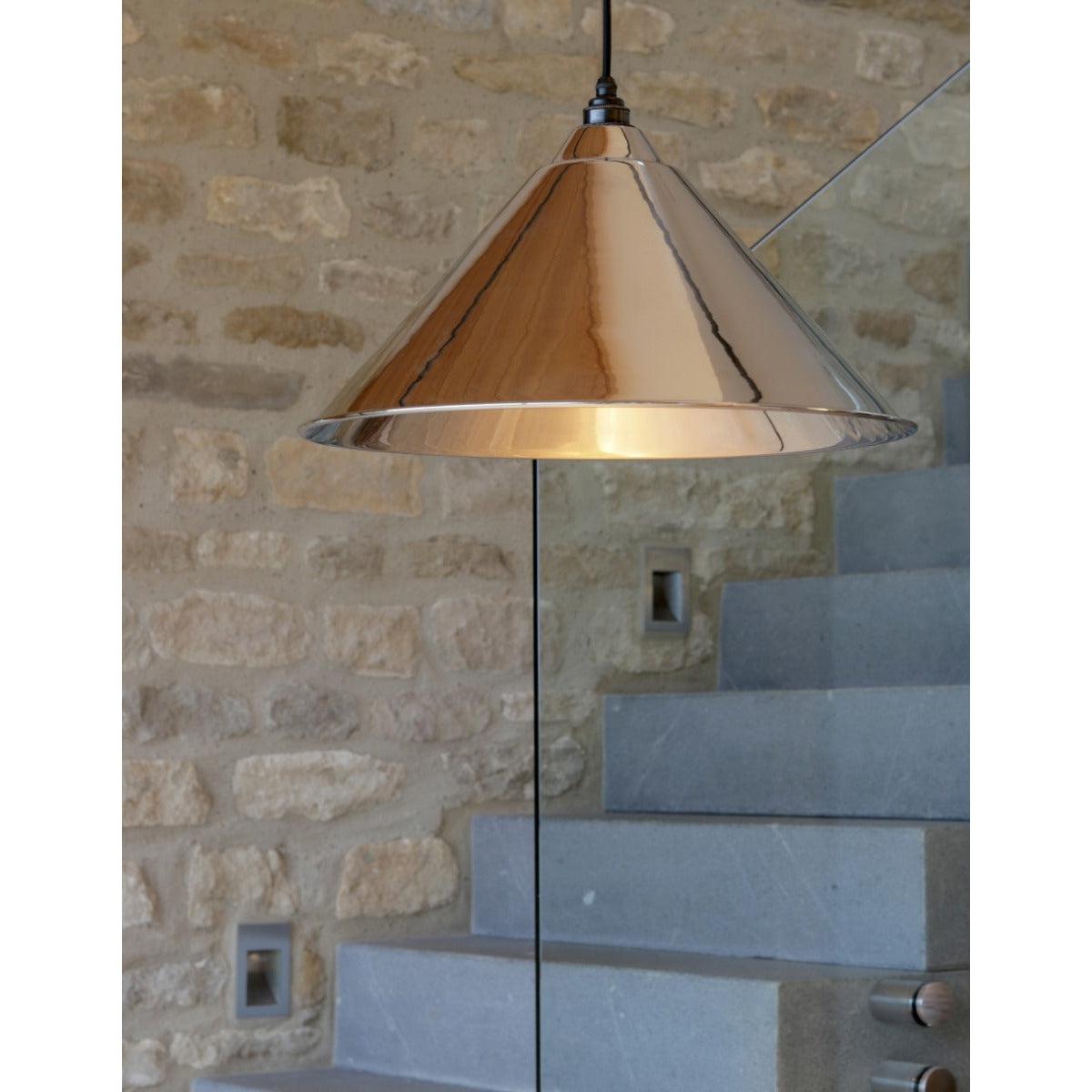 Smooth Nickel Hockley Pendant | From The Anvil-Hockley-Yester Home