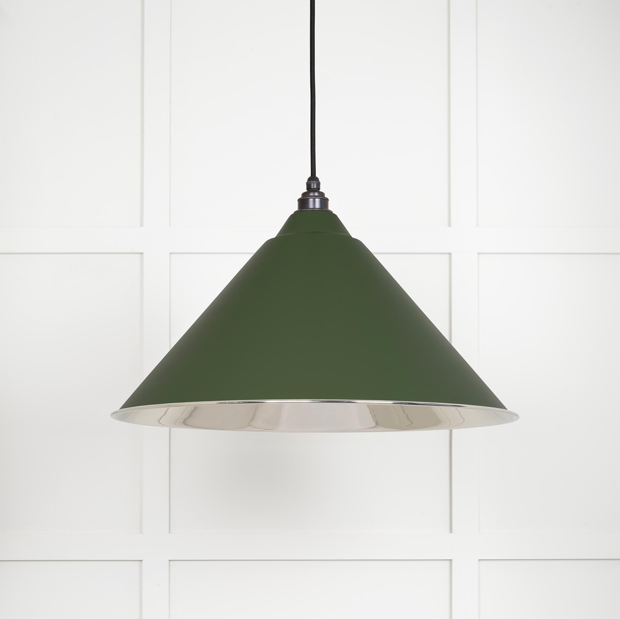 Smooth Nickel Hockley Pendant in Heath | From The Anvil - Hockley - From The Anvil - Yester Home
