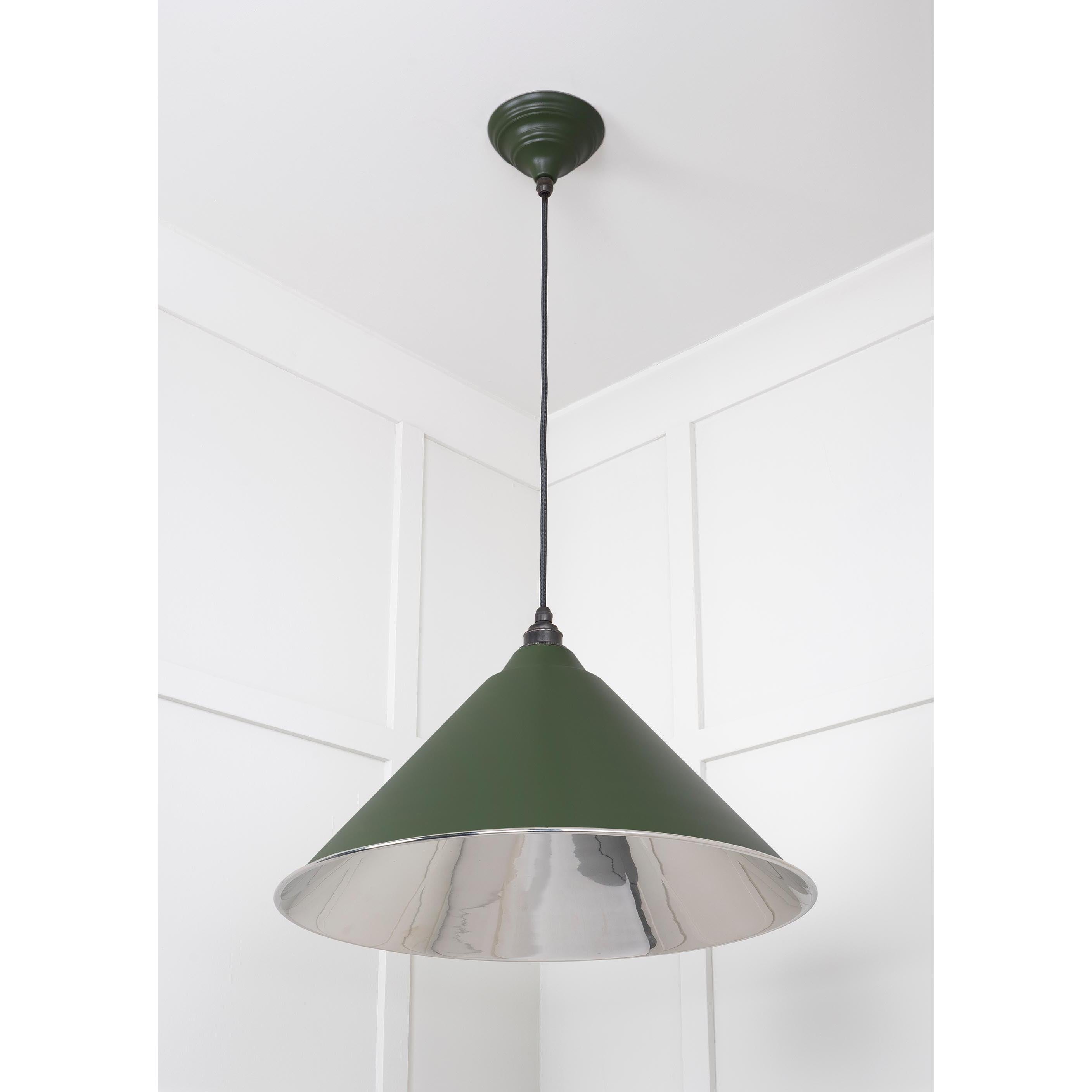 Smooth Nickel Hockley Pendant in Heath | From The Anvil - Hockley - From The Anvil - Yester Home