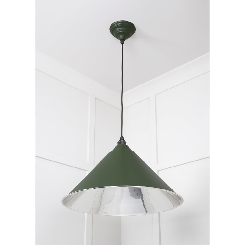 Smooth Nickel Hockley Pendant in Heath | From The Anvil-Hockley-Yester Home