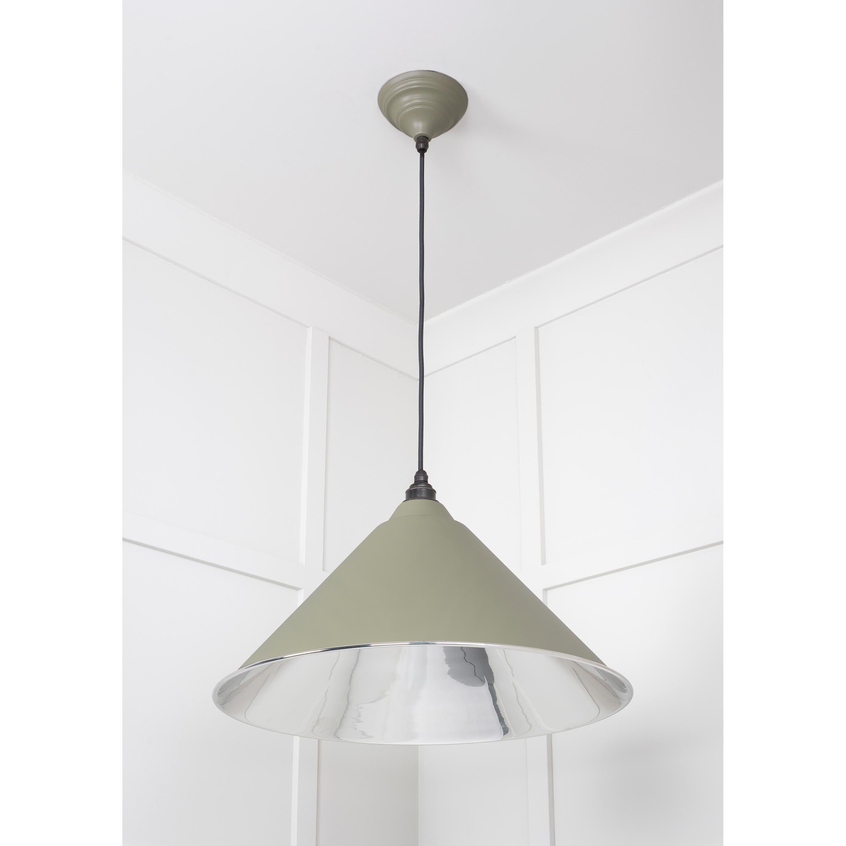 Smooth Nickel Hockley Pendant in Tump | From The Anvil - Hockley - From The Anvil - Yester Home