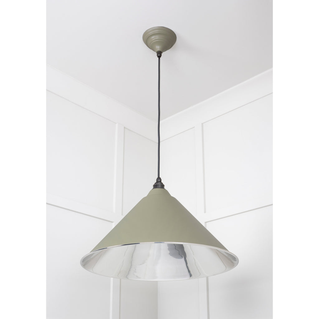 Smooth Nickel Hockley Pendant in Tump | From The Anvil-Hockley-Yester Home