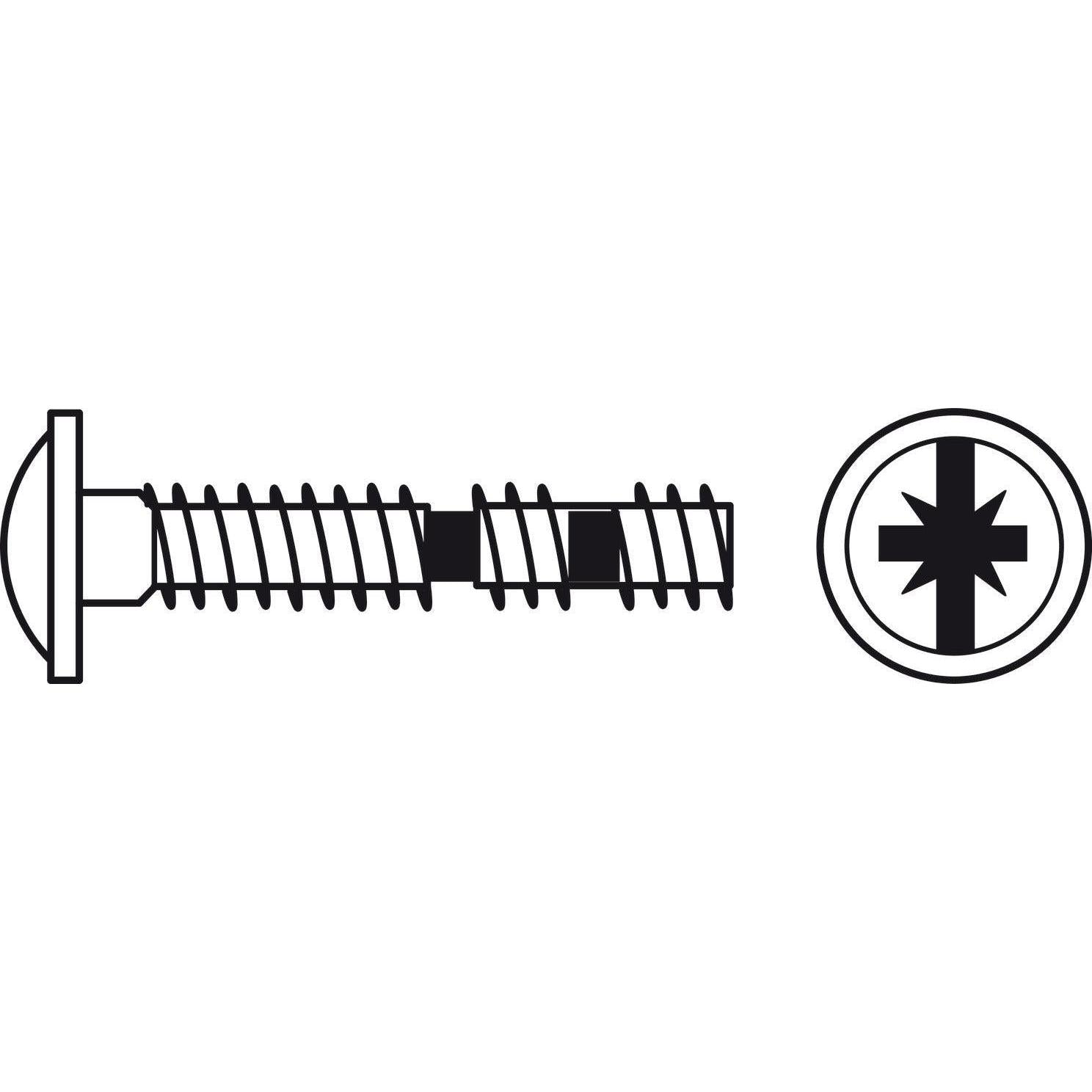 Snap Off Screw, M4 Thread 20 - 45mm - Screws & Bolts - Hafele - Yester Home