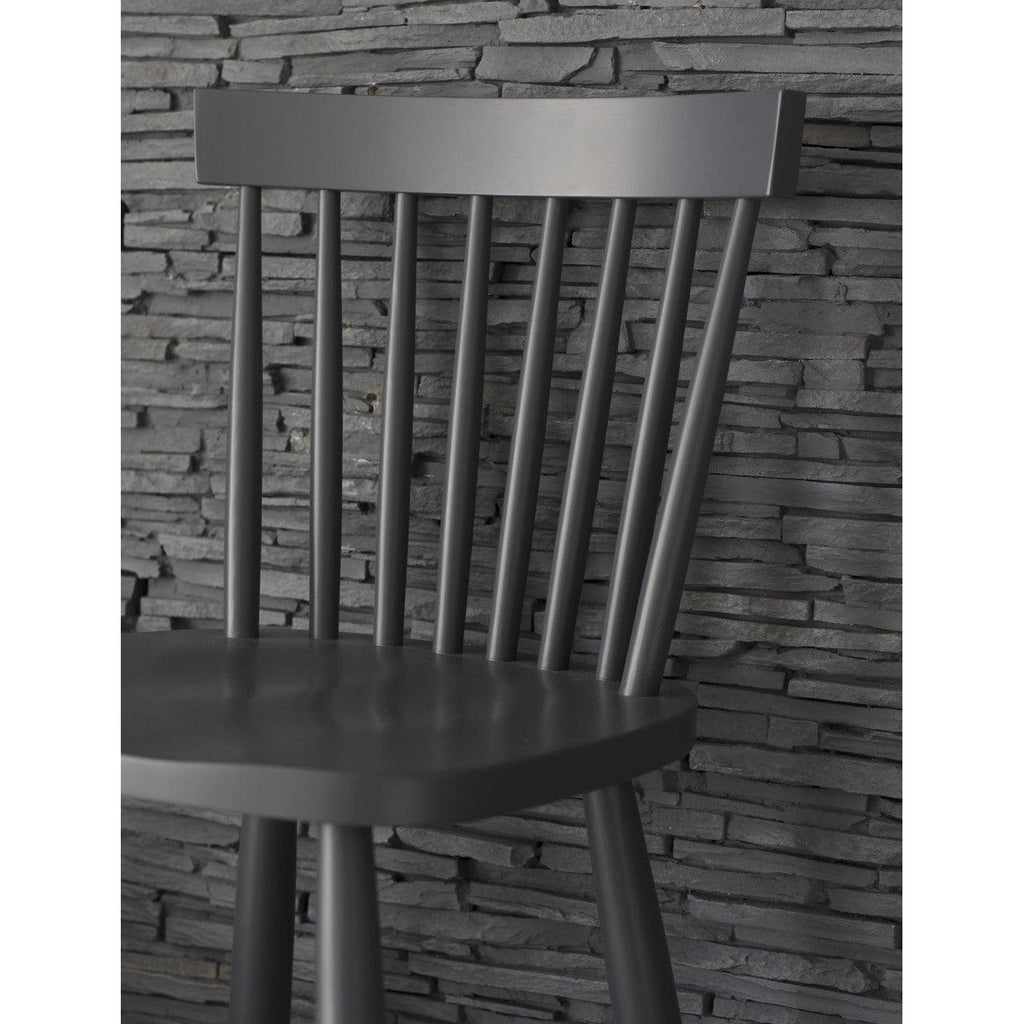 Spindle Bar Stool in Carbon - Beech-Indoor Furniture-Yester Home