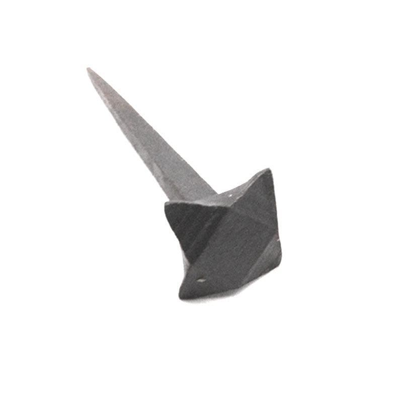 Square Diamond Head Iron Nail 1" x 3" Beeswax-Handforged Nails-Yester Home