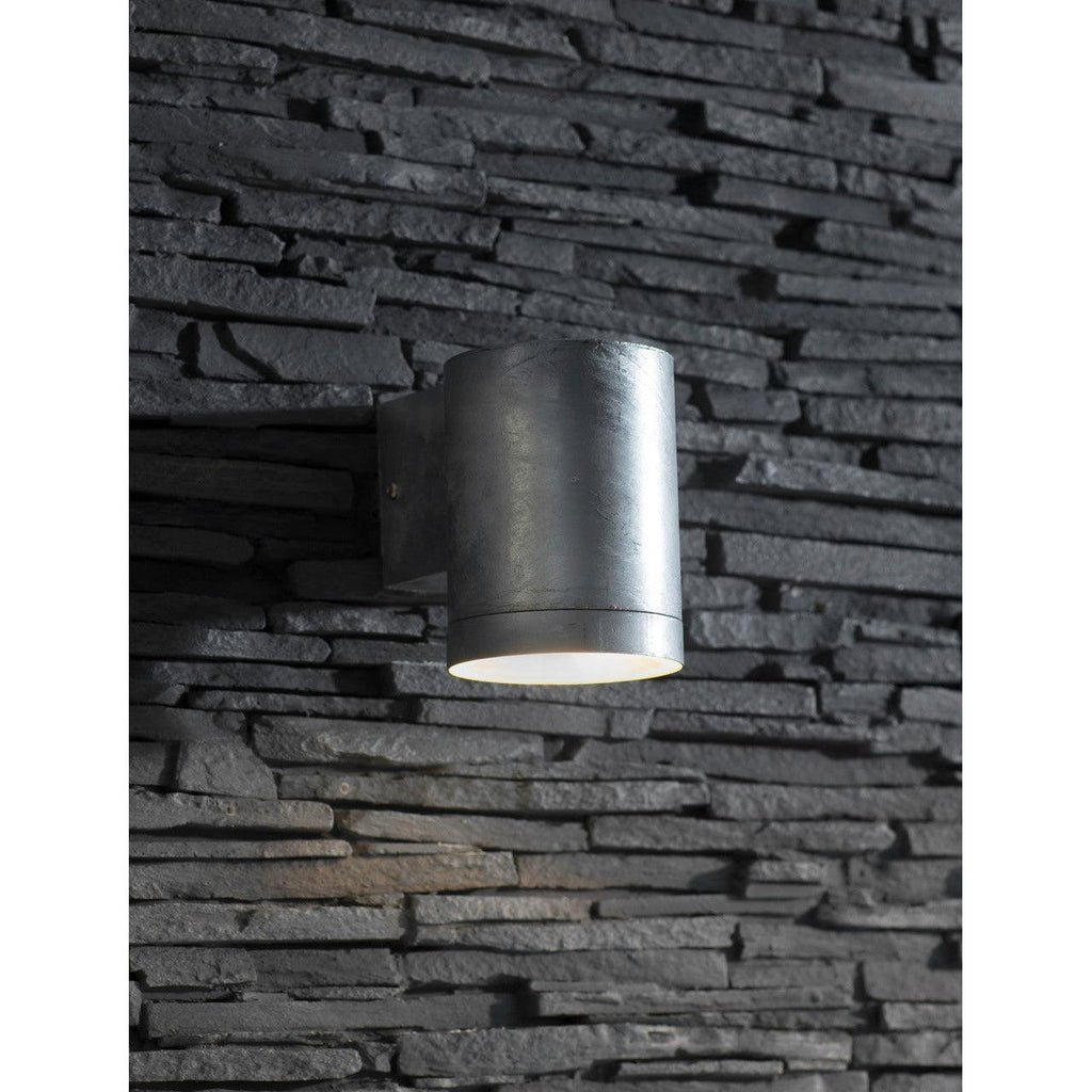 St Ives Down Light, Large - Galvanised Steel-Outdoor Lighting-Yester Home