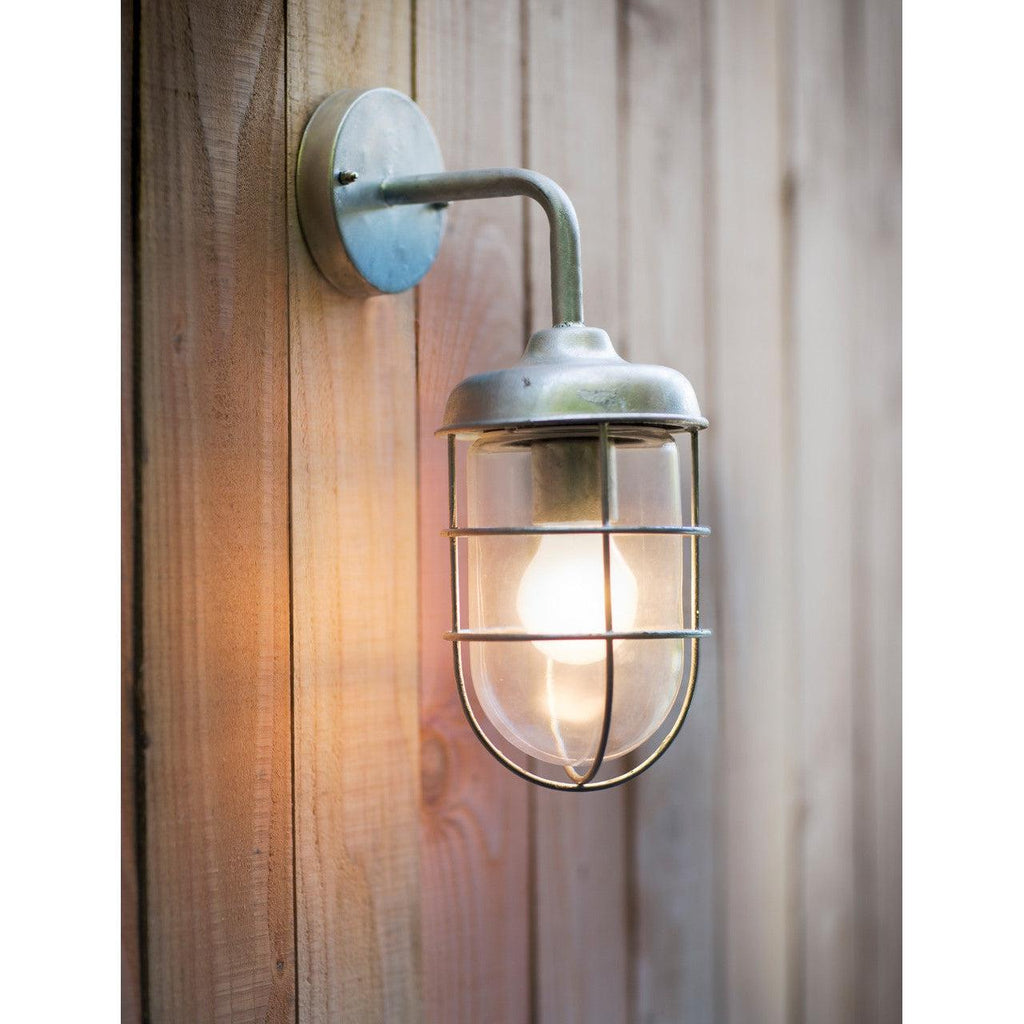 St Ives Harbour Light - Galvanised Steel-Outdoor Lighting-Yester Home