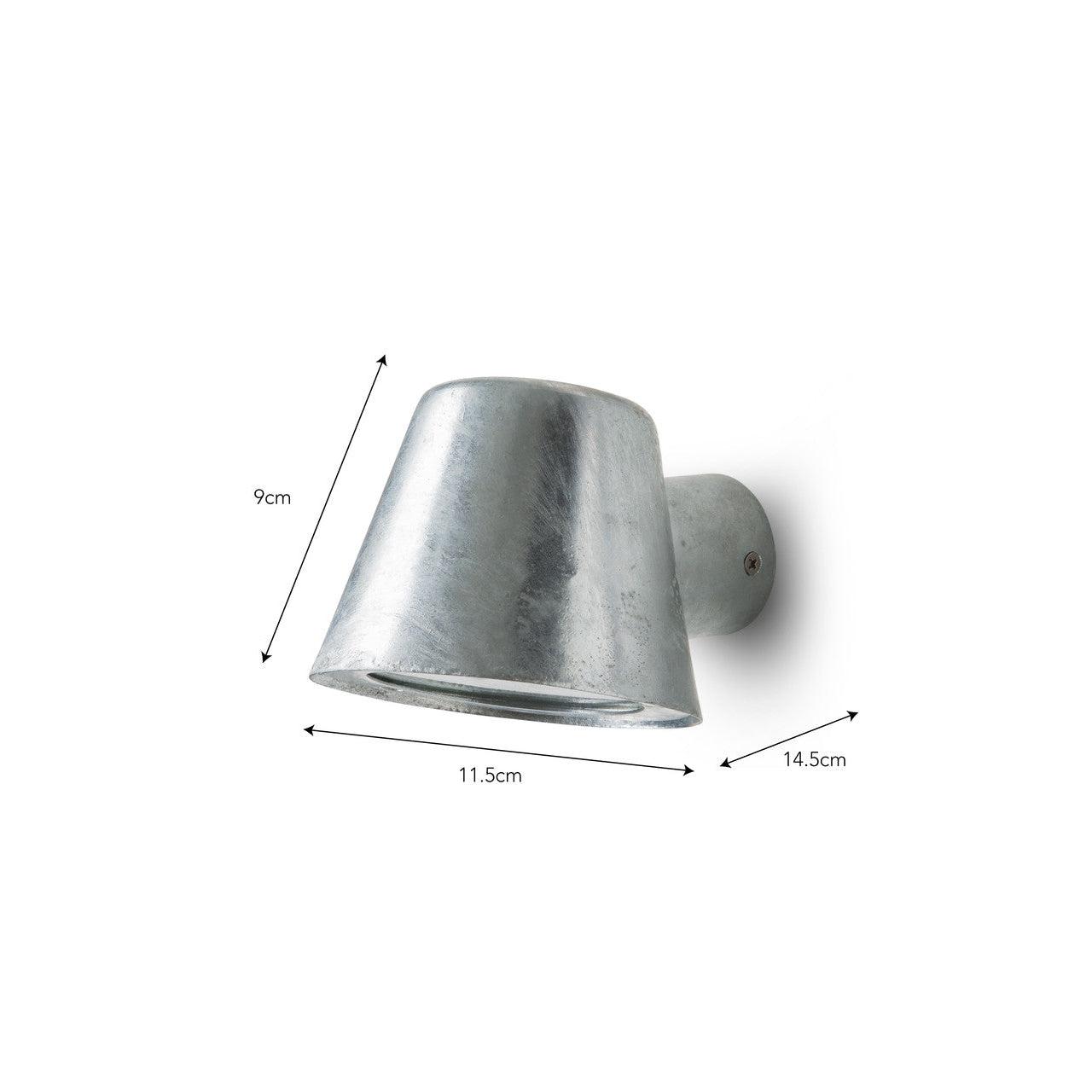 St Ives Mast Light - Galvanised Steel-Outdoor Lighting-Yester Home
