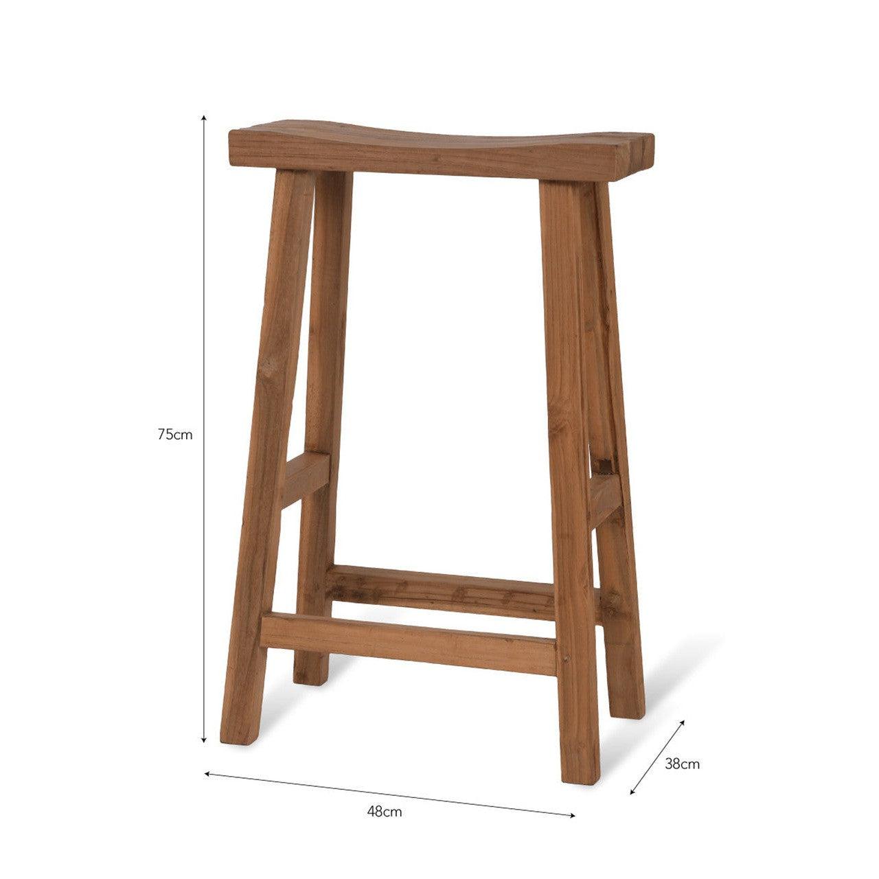 St Mawes Bar Stool - Outdoor Bar Tables & Sets - Garden Trading - Yester Home