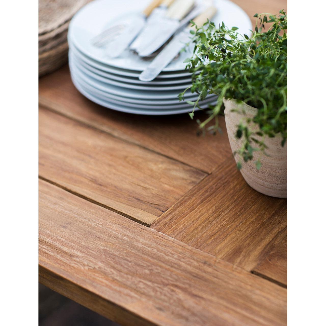 St Mawes Refectory Table, 10 Seater - Teak-Outdoor Dining Tables & Sets-Yester Home