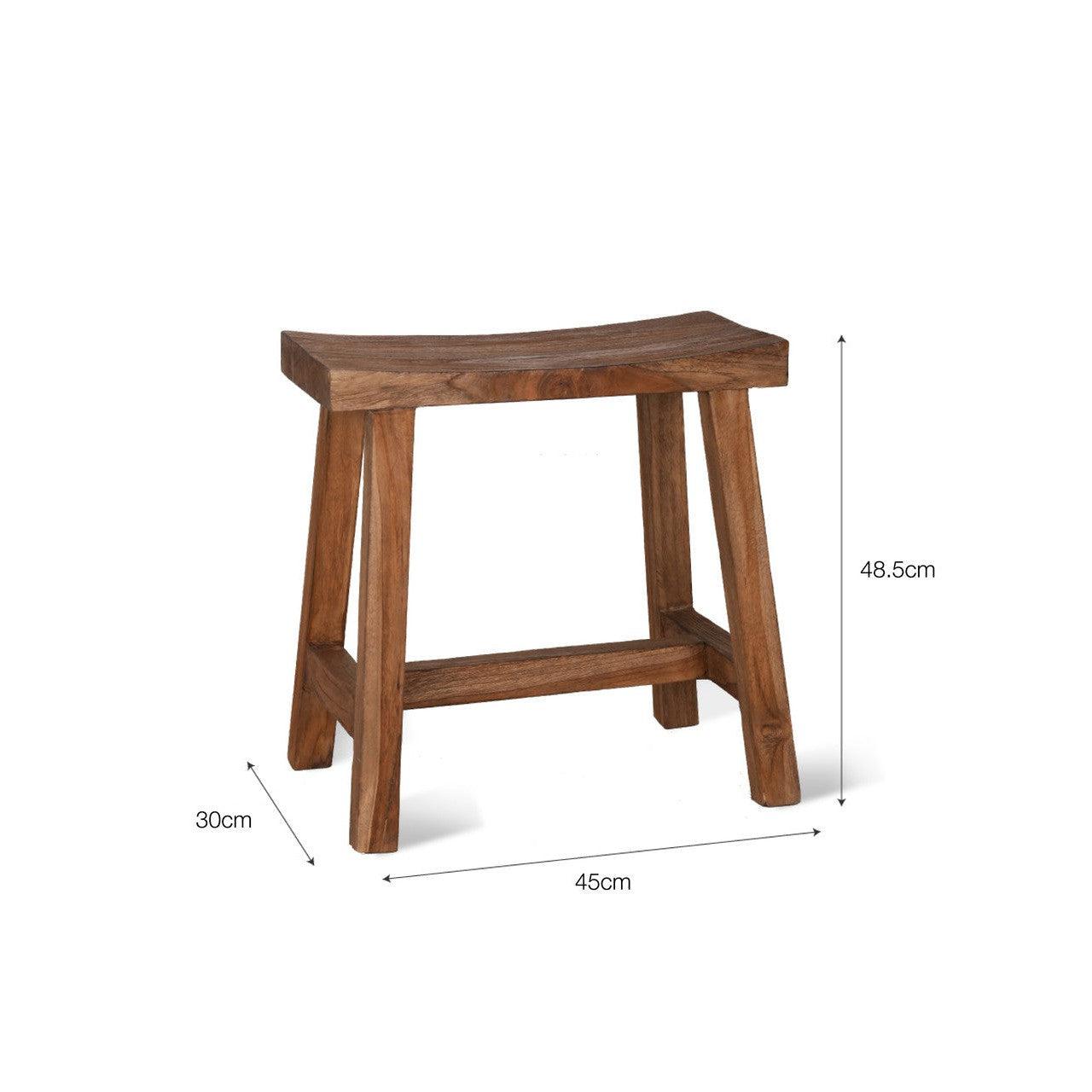 St Mawes Stool | PRE-ORDER Stock expected Late February - Outdoor Dining Tables & Sets - Garden Trading - Yester Home