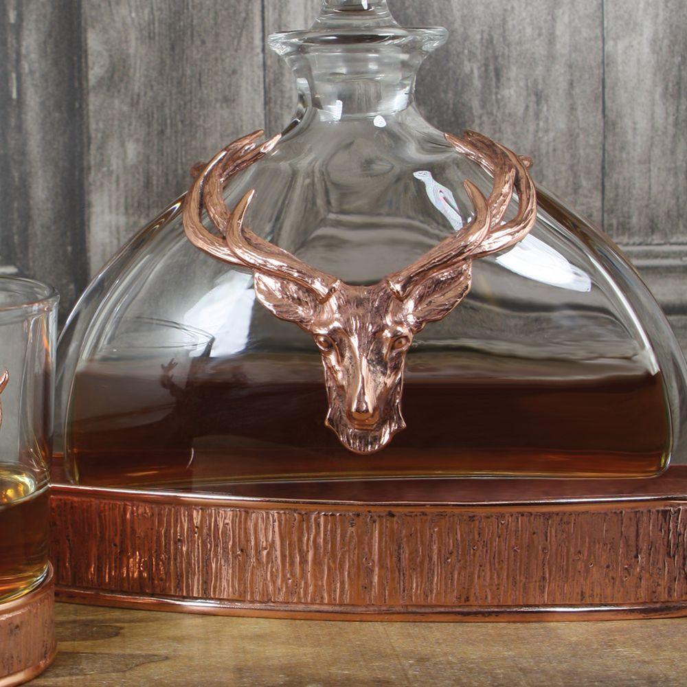 Stag Majestic Copper Decanter-Decanters-Yester Home