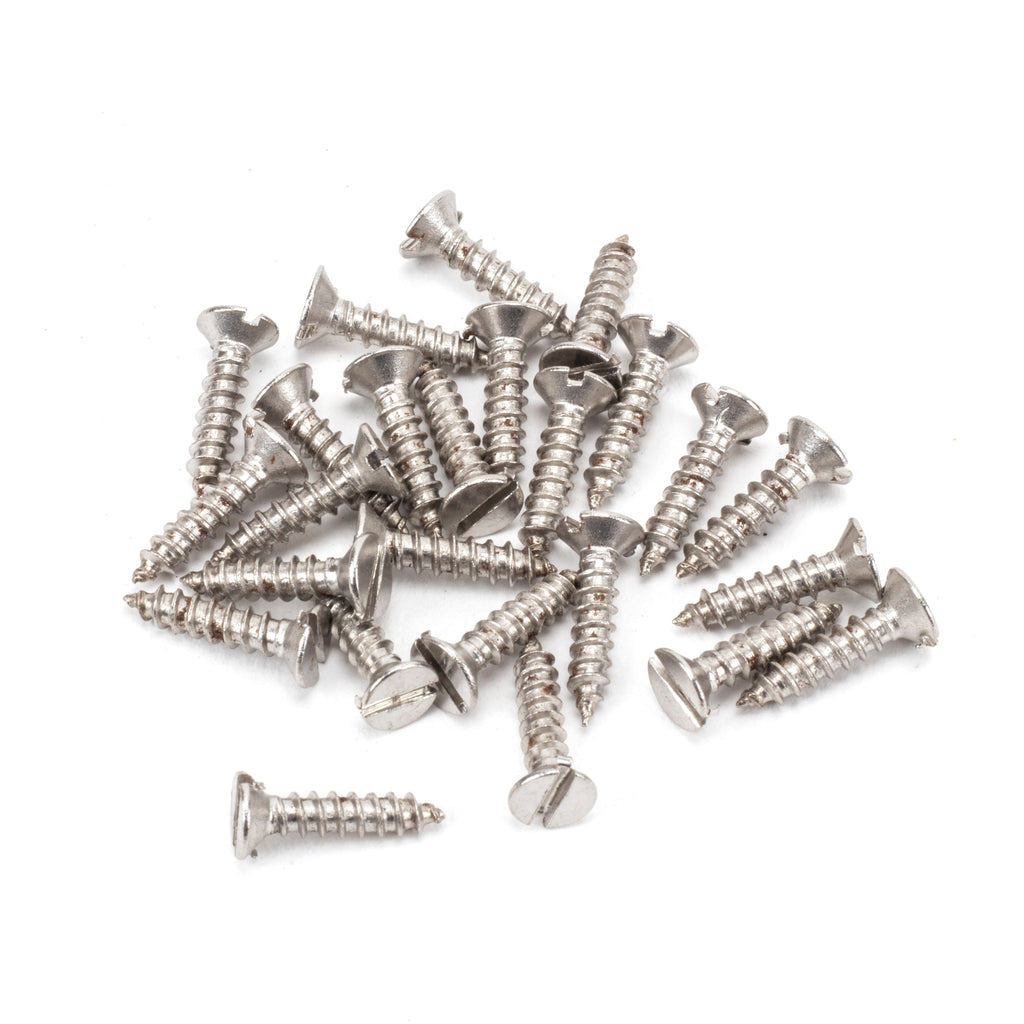 Stainless Steel 4x½" Countersunk Screws (25) | From The Anvil-Screws & Bolts-Yester Home