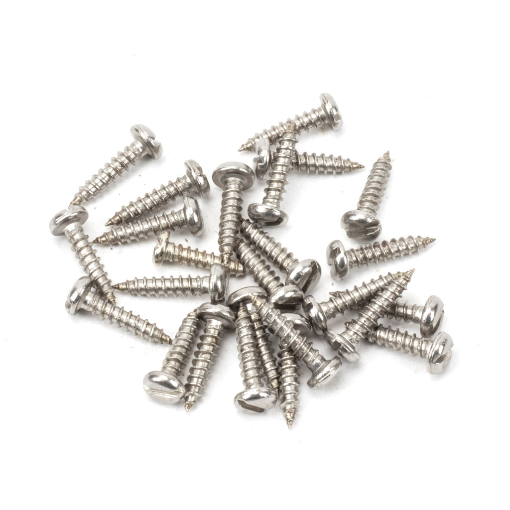 Stainless Steel 4x½" Round Head Screws (25) | From The Anvil-Screws & Bolts-Yester Home