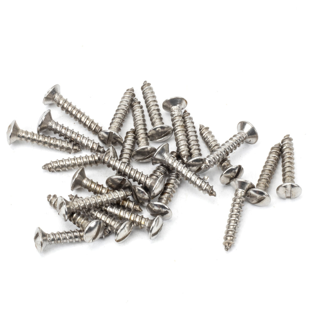Stainless Steel 4x¾" Countersunk Raised Head Screws (25) | From The Anvil-Screws & Bolts-Yester Home