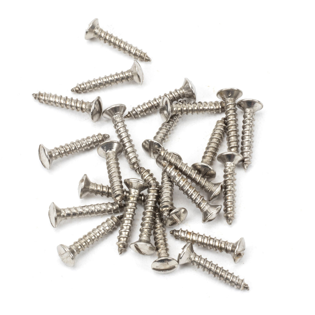 Stainless Steel 6x¾" Countersunk Raised Head Screws (25) | From The Anvil-Screws & Bolts-Yester Home