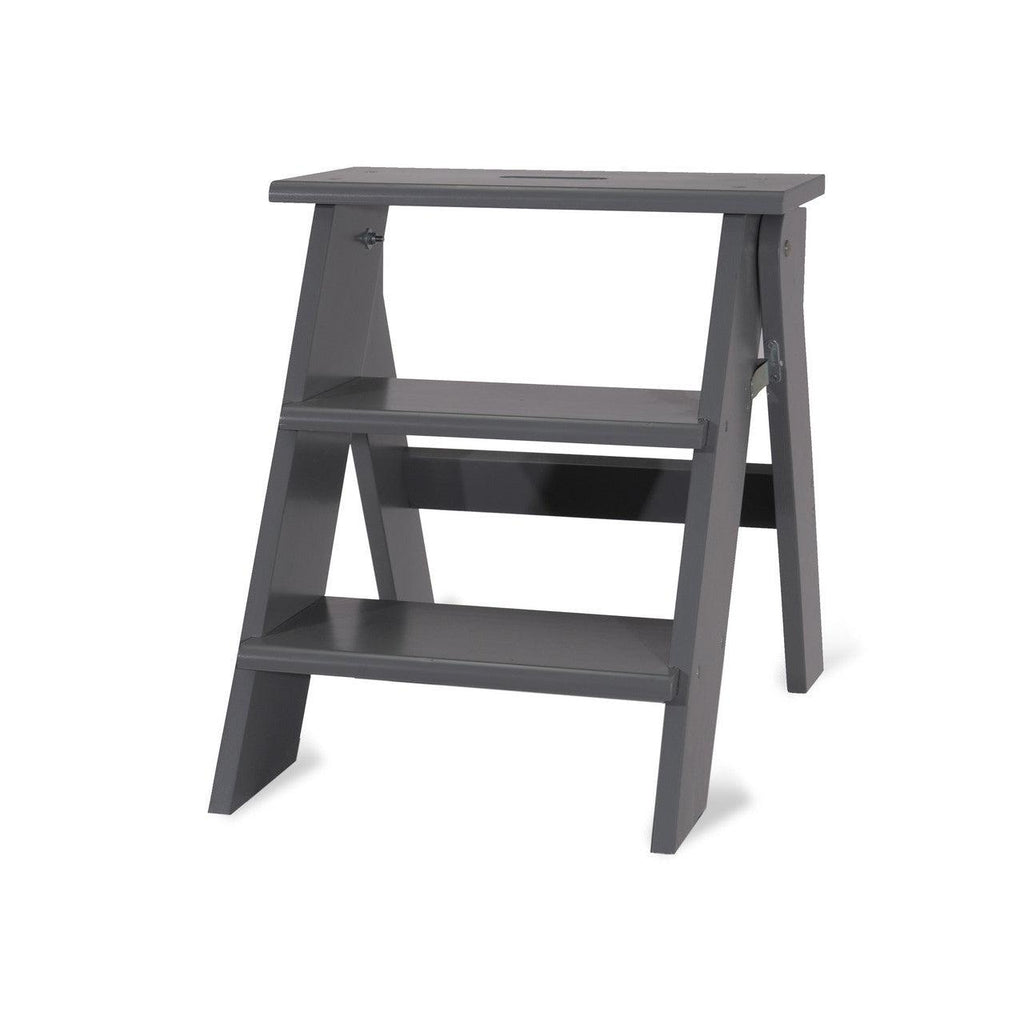 Step Stool in Charcoal - Birch Plywood-Indoor Furniture-Yester Home